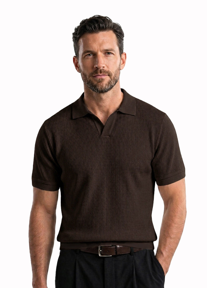 BROWN POLO SHIRT