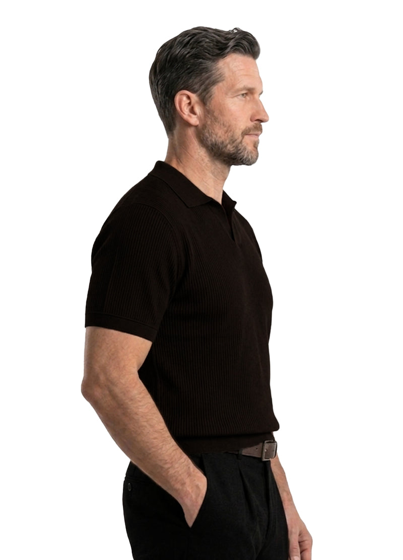 BROWN POLO SHIRT