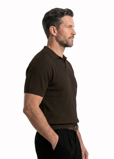 BROWN POLO SHIRT