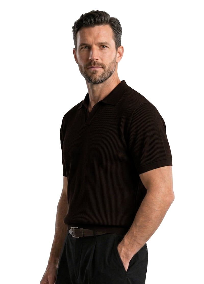 BROWN POLO SHIRT