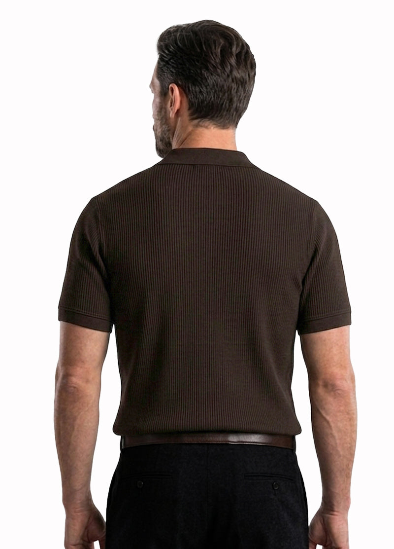 BROWN POLO SHIRT