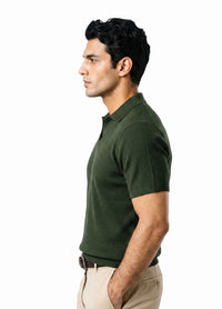 GREEN OLIVE POLO SHIRT