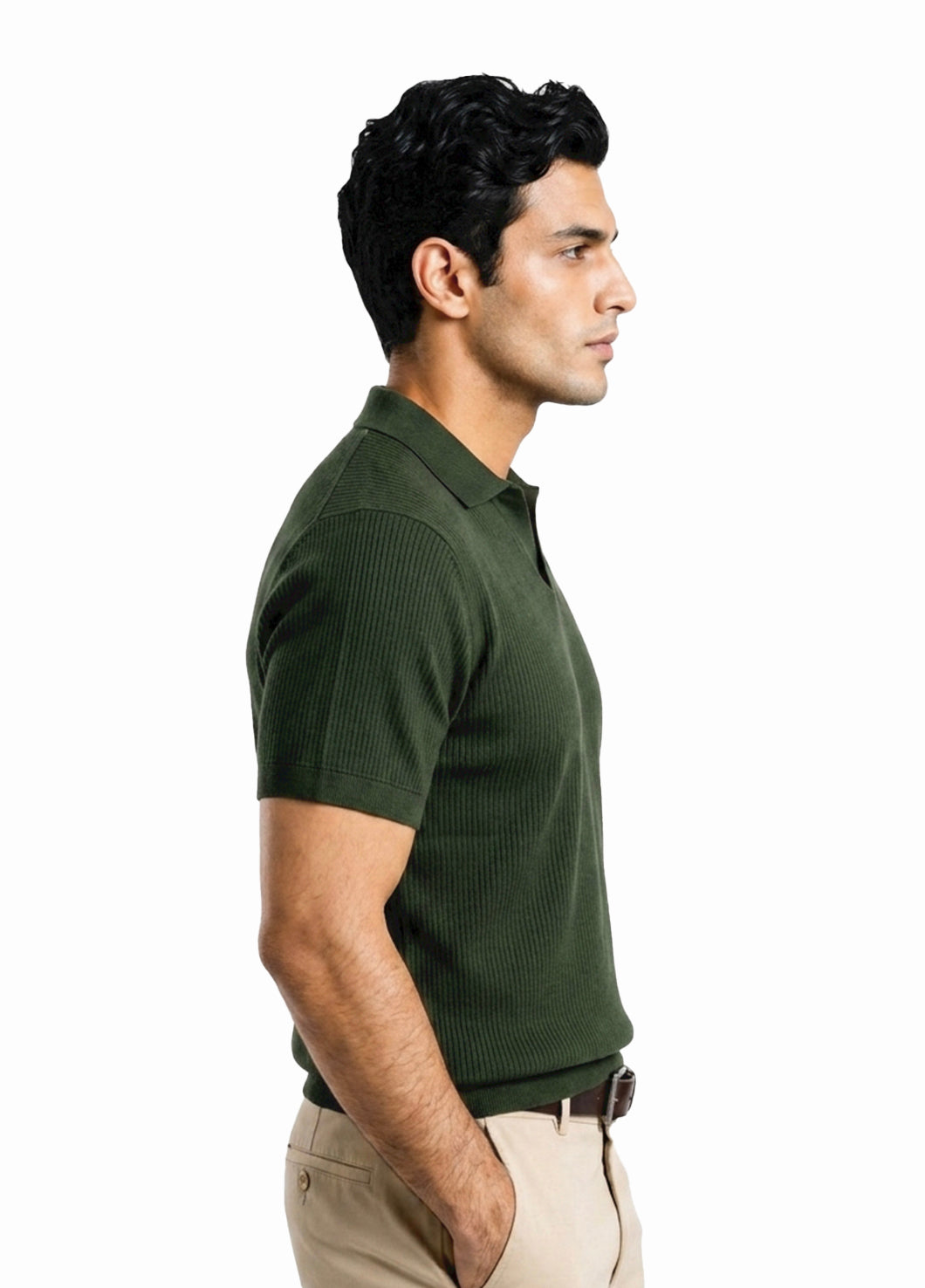 GREEN OLIVE POLO SHIRT