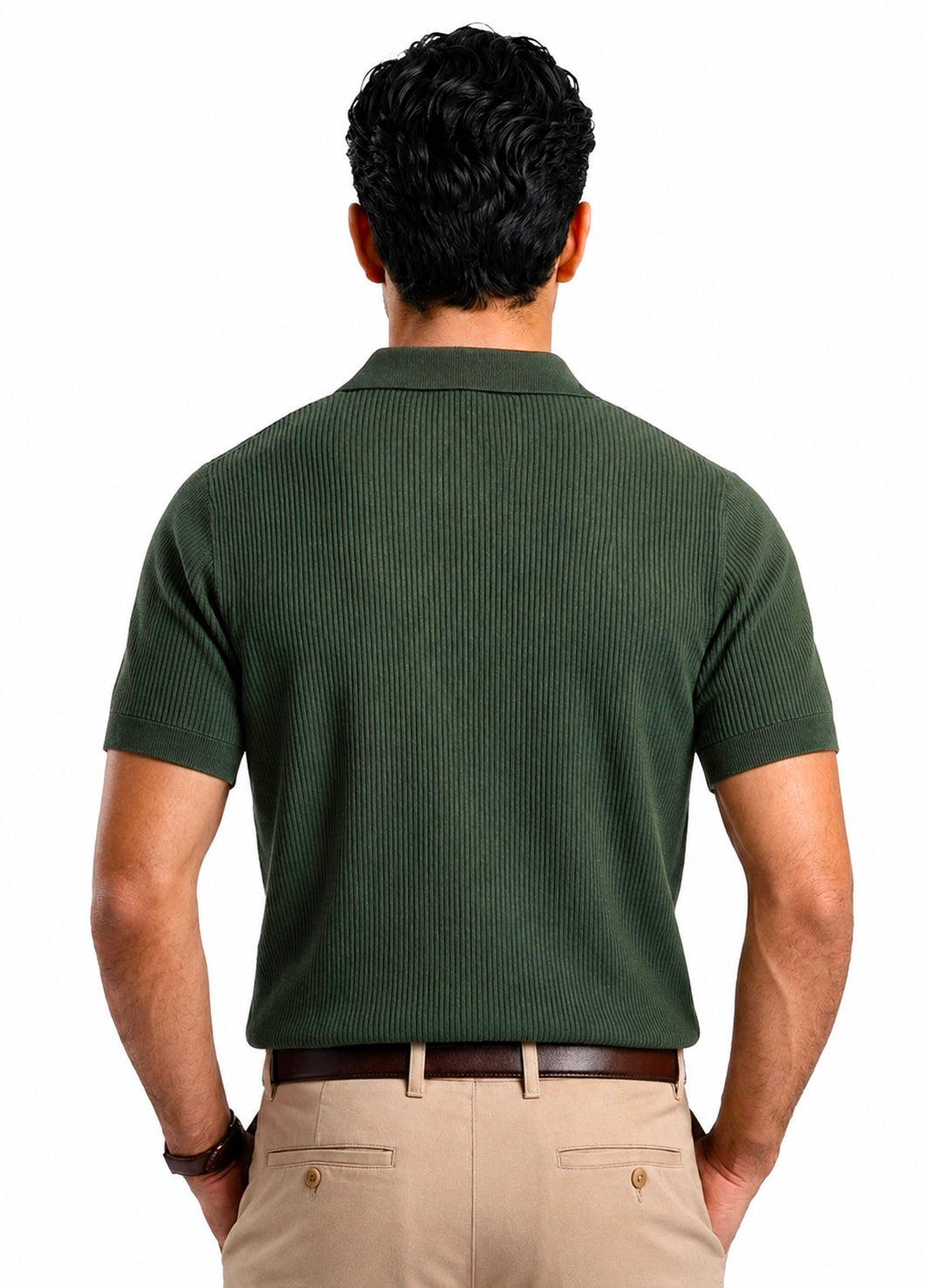 GREEN OLIVE POLO SHIRT
