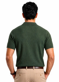 GREEN OLIVE POLO SHIRT