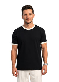 BLACK RINGER TEE
