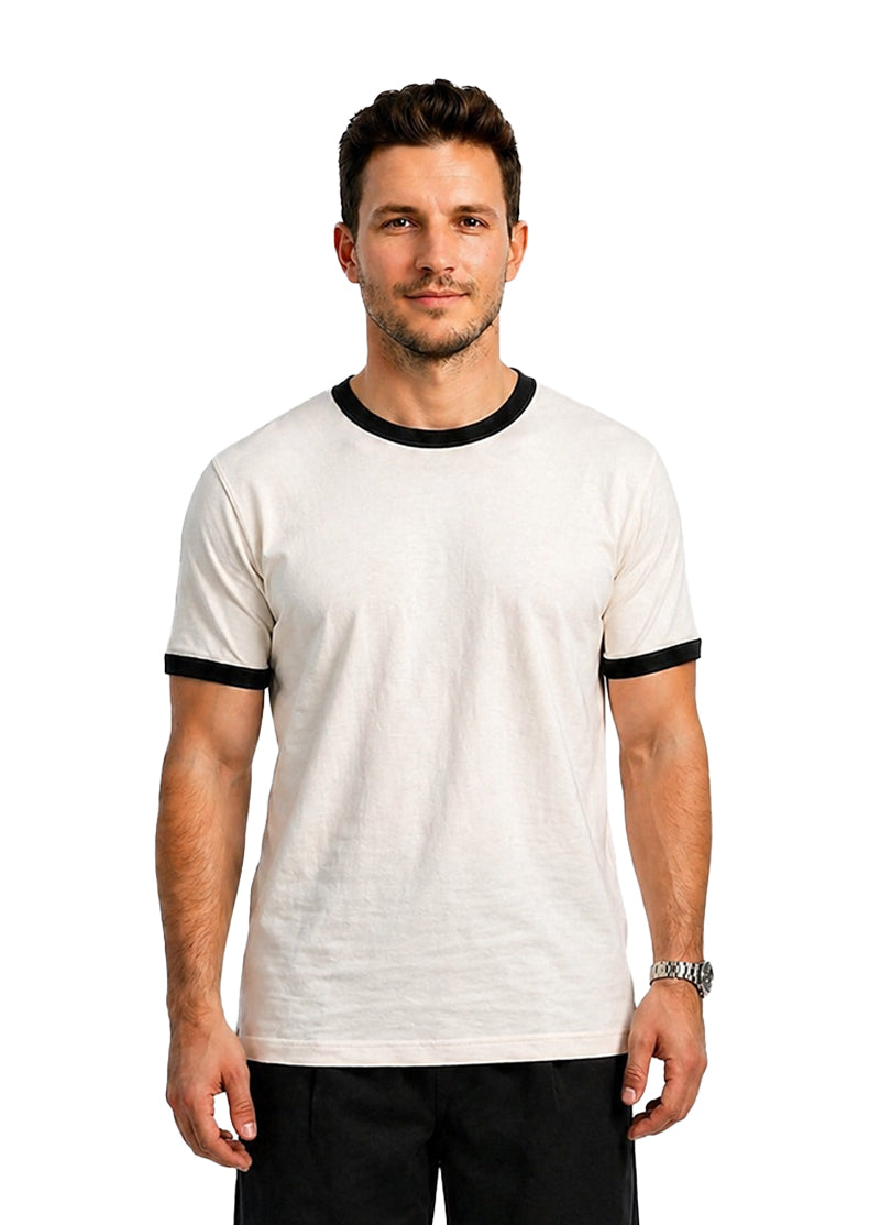 OFF WHITE RINGER TEE