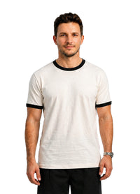 OFF WHITE RINGER TEE