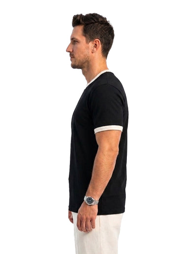 BLACK RINGER TEE