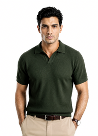 GREEN OLIVE POLO SHIRT