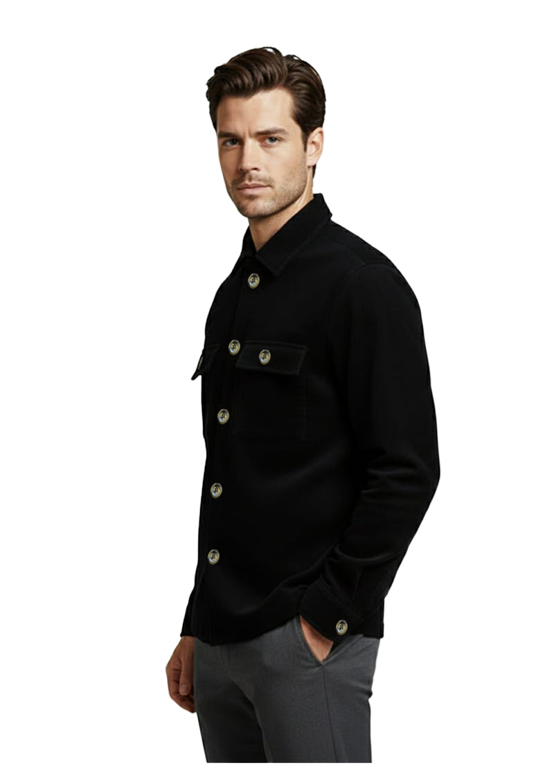 Black Velvet Shirt