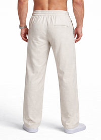 OFF WHITE RELAXED FIT WIDE LEG