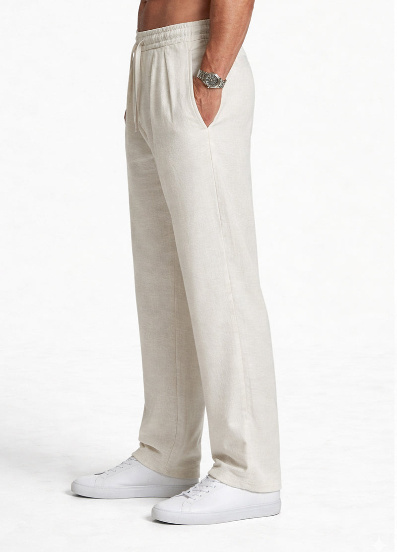 OFF WHITE RELAXED FIT WIDE LEG