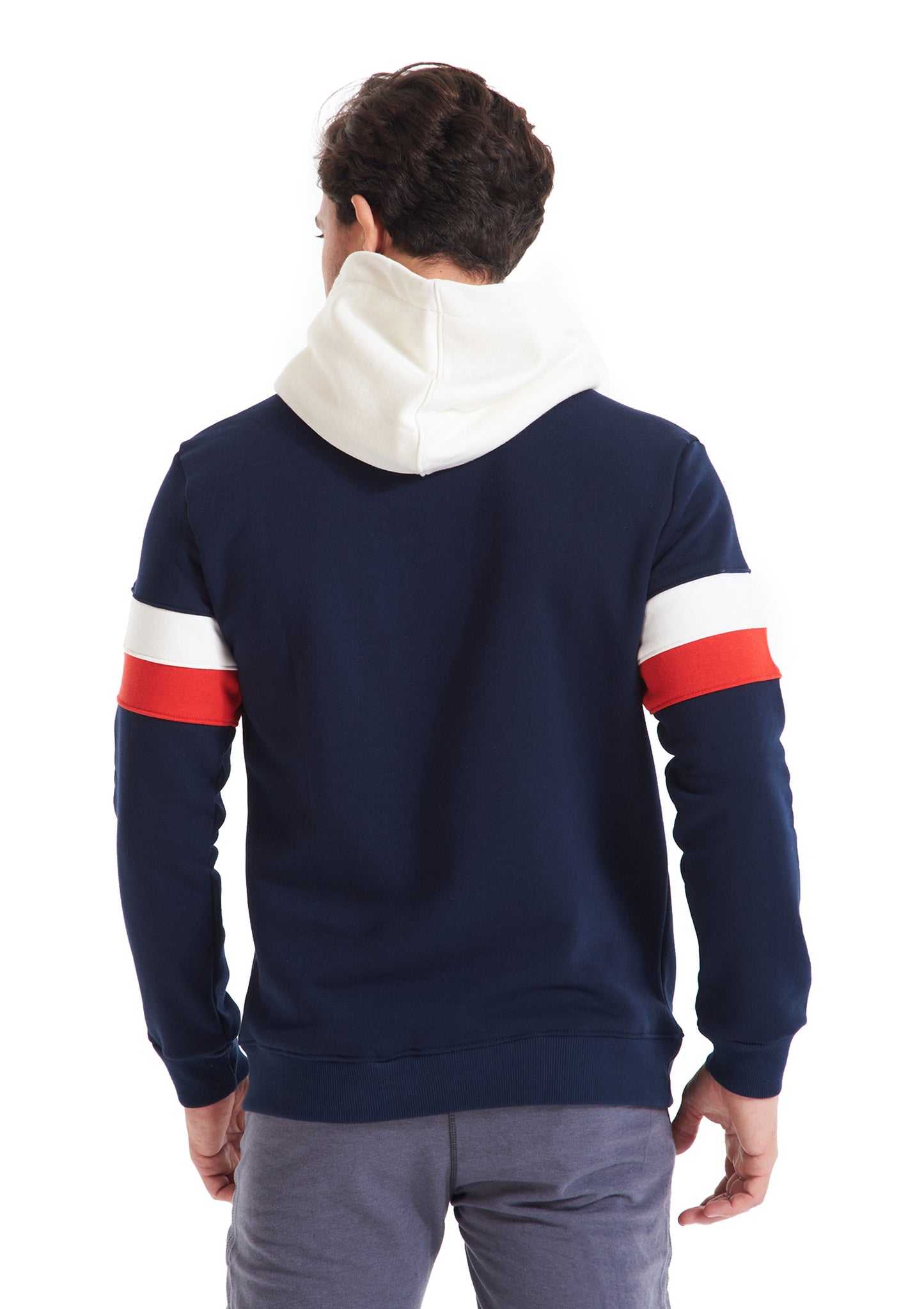 D.Blue& Off white Hoodie Sweatshirt
