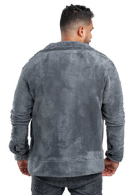 D-Gray Fur Jacket