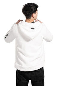 White Fur Sweatshirt