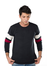 Round Neck Sweatshirt Black