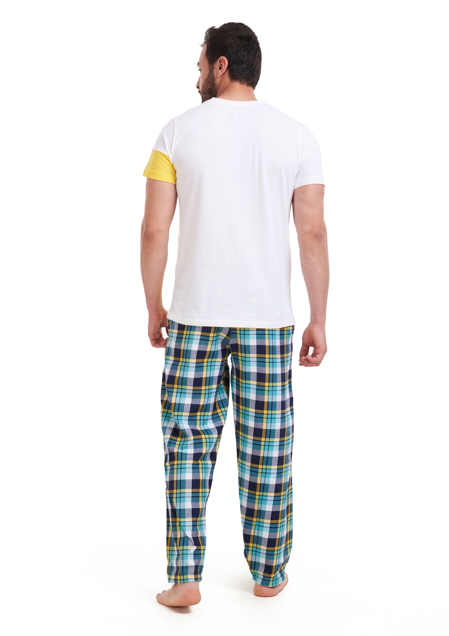 Yellow Checkered pajama