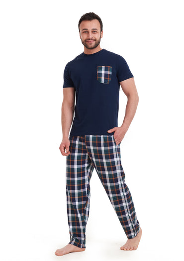 D.Blue Checkered pajama