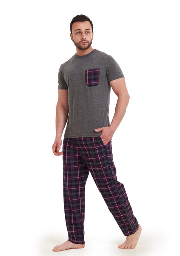 Purple Checkered pajama
