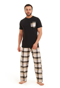 New Black Checkered pajama