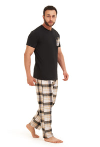 New Black Checkered pajama