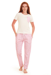 Rose printed pajama