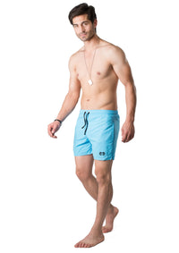 Sky blue swim short