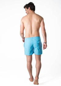 Sky blue swim short